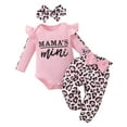 thumbnail image 4 of Fesfesfes Baby Outfits Sets Infant Girls Casual Long Sleeve Tops Round Neck Collar Botton Printed Loose Pants Sets, 4 of 9