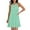 Mint Green Embroidered Dress Clearance, variant on BSDJILFG Summer Boho Dress for Women Elegant Halter Neck Lace Embroidered Dress Sleeveless Mini Flowy Dress