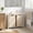 Cappuccino Beige and Natural Beige, variant on Ledrem 2-Compartment Foldable Laundry Hamper Clothes Sorter, Black