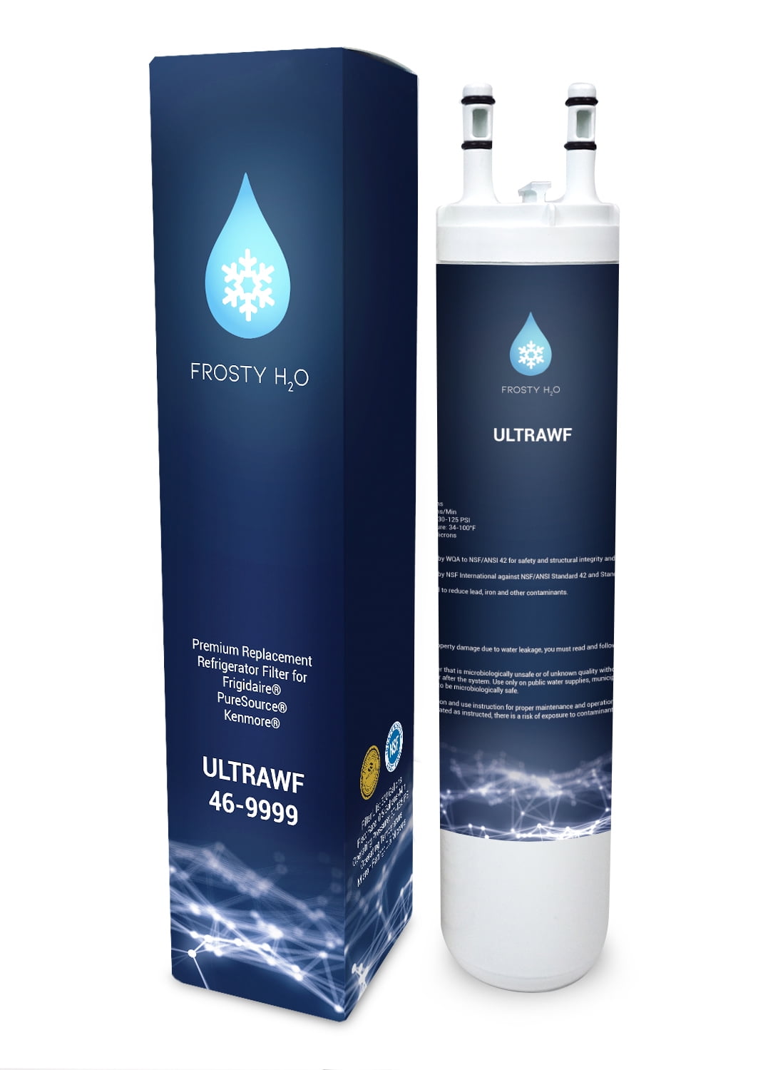 ULTRAWF Refrigerator Water Filter Replacement for Frigidaire Pure