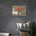 thumbnail image 4 of Farmhouse Chicken Wall Art Country Chicken Hen Canvas Print Rustic Kitchen Sunflower Pictures Wall Decor Bless This Home and All Who Enter Painting Artwork Home Decor for Kitchen Living Room 12"x16", 4 of 6