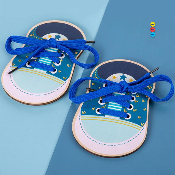 Juego de Juguetes Educativos Baoblaze Material Didáctico Tablero de Cordones Botón de Juguete