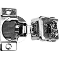 Berta 1 1/4 inch Overlay 90 Degree Restricted Opening Angle Concealed Face Frame Kitchen Cabinet Door Hinges  (2 Pack)