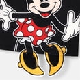 thumbnail image 3 of Disney Toddler Girls Graphic Tee, Minnie Mouse Character Outfit Cloth, Graphic Print Short Sleeve T-Shirt Minnie Black 7-8T, 3 of 6
