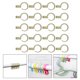 thumbnail image 3 of 100pcs Plastico Ropa de secado Hebillas de racha de fijación Botones fijos antideslizantes HOMEMAXS mx11821427, 3 of 5