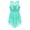 Mint Green, variant on Big Girls Sequins Lyrical Dance Dress Sleeveless Tank Leotard Hi-Lo Skirts Ballet Dancewear Purple 14