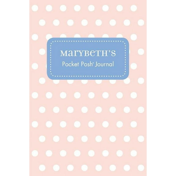 Marybeth's Pocket Posh Journal, Polka Dot (Paperback)