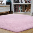 thumbnail image 3 of Alfombra hexagonal para dormitorio, para casa de juegos, tienda de princesas, castillo infantil, diámetro de 1,4 m, color rosa, 3 of 5