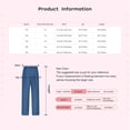 thumbnail image 3 of TiaoBug Kids Boys Formal Dressy Suit Pants School Uniform Pant Casual Trousers Gray 140, 3 of 7