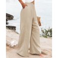thumbnail image 4 of Casual Pants for Women High Elastic Waisted in The Back Business Trousers Long Casual Work Pants, 4 of 5