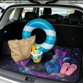 thumbnail image 2 of KUIFORTI Black Cat Universal Car Trunk Mat 29" x 39" Washable Trunk Protective Mat Stylish Vehicle Interior Accessories Non Slip for Daily Driving & Travel Use, 2 of 7