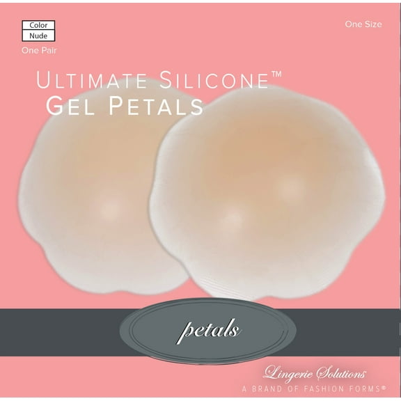Fashion Forms Women's One Size Silicone Reusable Nipple Covers, Nude, 2-Pack