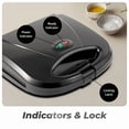 thumbnail image 4 of Elite Cuisine EWM2275 Double Waffle Maker, 4 of 4