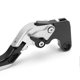 thumbnail image 2 of 2Pcs Motorcycle CNC Aluminum Alloy Adjustable Brake Clutch Levers For YAMAHA XJ6 DIVERSION 2009-2015 Silver, 2 of 4