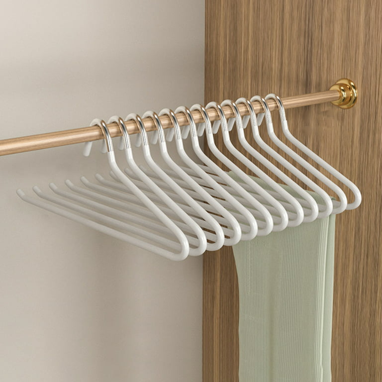 Honrane 5Pcs Clothes Hangers Z-shaped Strong Load-bearing Fall Resistant  Anti-rust 35/37cm Household Clothes Racks for Bedroom