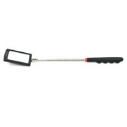 Telescoping LED Lighted Flexible Inspection Mirror 360 Swivel for Extra Viewing(1 PC No Batteries Included)