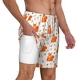 thumbnail image 3 of Picia Cartoon Squirrel pattern Mens Swim Trunks with Compression Liner Stretch Beach Shorts Quick Dry with Zipper Pockets No-Chafing Board Shorts-XX-Large, 3 of 9