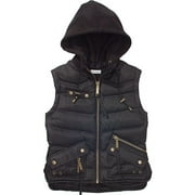 Juniors Bubble Vest with Detachable Hood