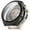 B, variant on Watch5 42mm Protective Case with Tempered Glass Screen Cover Durable PC Bumper Full Body Shockproof Scratch Resistant Slim Lightweight Precise Cutouts Easy Install Smartwatch Accessory Glossy Black