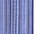 thumbnail image 1 of Ahgly Company Machine Washable Indoor Square Abstract Blue Modern Area Rugs, 5' Square, 1 of 4