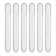 thumbnail image 1 of Protector Pared Goma para Silla Desde el Respaldo la Silla, Paquete 6 Protectores Transparentes para Muebles, Puerta Gabinete Silicona para Puertas Ducha, Cajón, 1 of 5