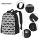 thumbnail image 3 of Easygdp Bat Mochila para Niños y Niñas con Set de Caja de Almuerzo y Estuche para Lápices 3 en 1, Mochila Escolar Estampada para Adolescentes, 3 of 7