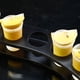 thumbnail image 4 of Bandeja para vasos de chupito, bandeja para servir degustación con barra de 6 orificios, exhibición de copas de vino, organizador para vasos de whisky para restaurante, club, bar, fiesta, reunión, 4 of 5