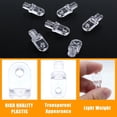 thumbnail image 4 of Qucyy Hardware Tilt Rod Heads 12 Pieces Hardware Tilt Rod Heads Clear Clear Repair Interior Curtain Tilt Rod Heads Suitable for Damaged Horizontal Blinds Tilt Rods and Vertical Blinds Replacement Par, 4 of 5