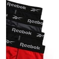 thumbnail image 3 of Calzoncillos tipo bóxer Reebok, 4 unidades, elásticos, que absorben la humedad, talla M, 3 of 7