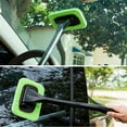 thumbnail image 3 of Car Window Cleaner Tool with 5 Reusable Microfiber Pads 180° Rotatable Head for Windshield Cleaning Fit Cars Trucks SUVs RVs Home Glass Surfaces, 3 of 10