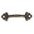 thumbnail image 4 of 10x manija perilla Retro arco tracería cajón joyero de madera bronce gabinete tirador, 4 of 5