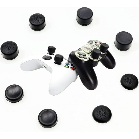 XiHAMA 36pcs Joystick Grip Compatible with Ps5 Ps4 Controller, Silicone Thumb Grips Caps Cover Analog Stick for Playstation 5, Playstation 4 Controller, Xbox 360, Xbox One Controller (A)