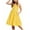 Yellow, variant on THDHVS Little Girls Dresses,Flowy Button Down Sleeveless Dress with Tiered Hem and Pockets for Girls Summer Casual Style,Kids Dress Red