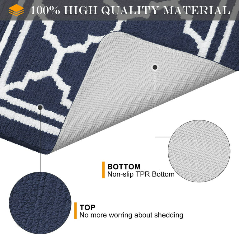 WARMLY Indoor Door Mat, Resist Dirt and Stain Door Mat, Anti-Slip Super  Absorbent Door Mat, Low-Profile Washable Floor Mat, Multi-Functional