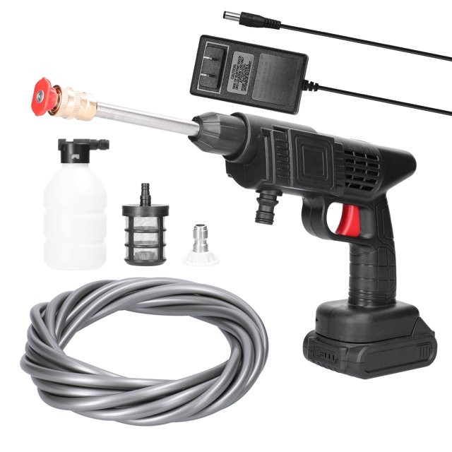 Outil de Lavage de Voiture Haute Pression Sans Fil 18V, Machine de Nettoyage Portable pour Automobile