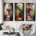 thumbnail image 1 of Designart "Country Cottage Entry Rustic Charm II" Farm Framed Wall Art Set Of 3 - White Country Frame Canvas Set For Living Room Decor, 1 of 6