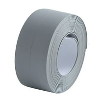 ionze Caulk Tape for Bathtub Self Adhesive Waterproof Tape for Kitchen Bathroom Shower Floor and Wall Sealing (Gray)