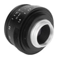 thumbnail image 2 of Lente de cámara Bling Bling 35 mm F1.6 montura C enfoque manual color negro, 2 of 12