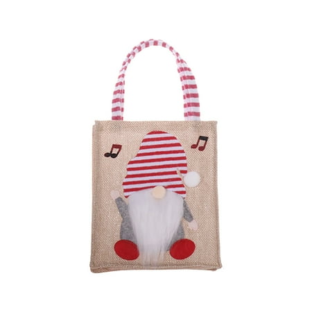 

Christmas Decorations Christmas Doll Linen Gift Bag Candy Bag Gift Bag Handbag 2024 Clearance