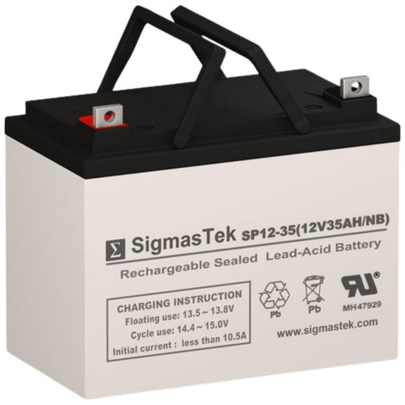 Troybilt GTX 18 Lawn Mower Replacement Battery by SigmasTek SP12-35 (NB)