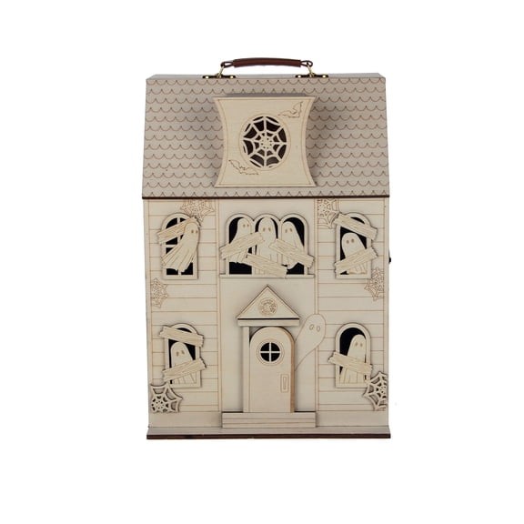 12" Ghostly DIY Wood Dollhouse by Make Market