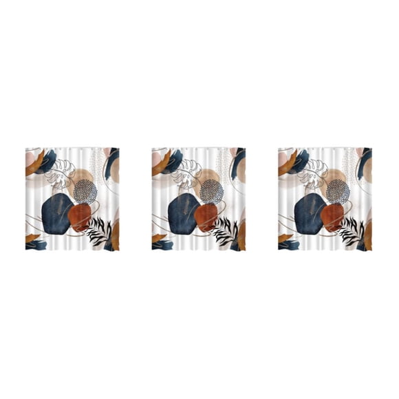 Cortina de ducha Matsuzay abstracta poliéster impermeable 180cm * 180cm