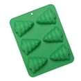 thumbnail image 1 of Advancent 6 rejillas 3D árbol de Navidad molde de silicona molde divertido árbol de Navidad molde de silicona para Mousse pastel Muffin hornear molde de Utensilios de cocina Advancent HA013043-00, 1 of 6