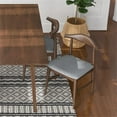 thumbnail image 6 of Silas Mid Century Modern Furniture Style Gray Fabric Dining Chair, 6 of 6