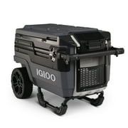 Igloo 70 QT Trailmate Journey Rolling Cooler, Carbonite Gray