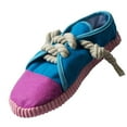 thumbnail image 2 of Jouet de Chaussures pour Animaux de Compagnie, Simulation de Conception de Chaussures en Toile Réalistes Chaussures pour Animaux de Compagnie Checker Jouet Interaction Vocale Jouet Promouvoir la Santé Bucco-Dentaire des Animaux de Compagnie Jouets pour Chiens, 2 of 8