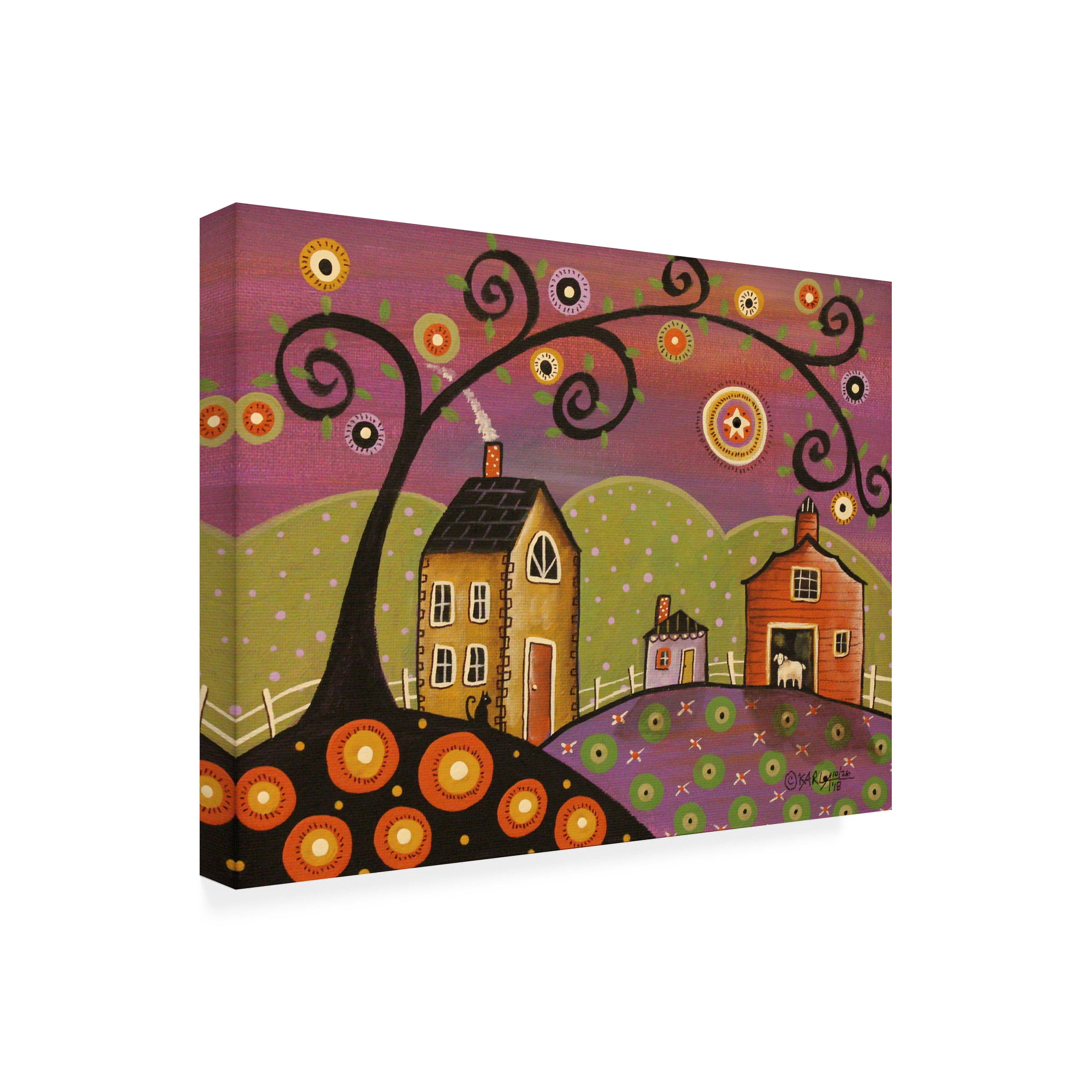 Karla Gerard 'Its Fall' Canvas Art