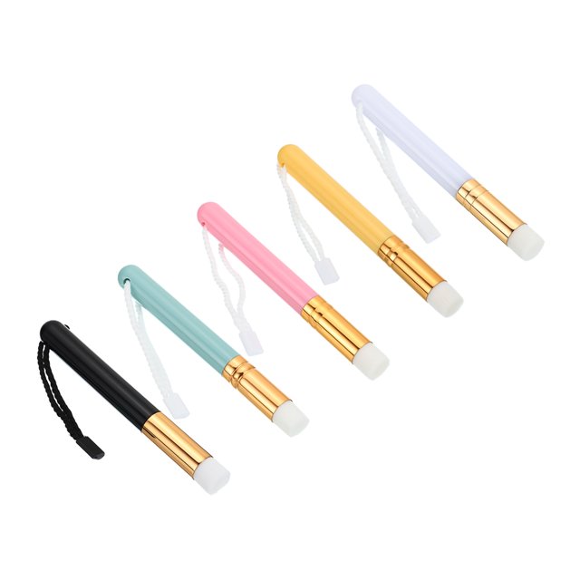 Unique Bargains Ink Blending Brushes Mini for Card Making, Small Ink Painting Blending Brushes Tool 5 Color 5Pack