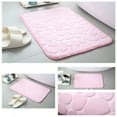thumbnail image 5 of Kugisaki Coral Velvet Bathroom Rugs Thickened Embossed Entrance Carpet, 40 * 60cm Water Absorbent Non Slip Floor Mat for Bathtub Bathroom, 5 of 5
