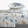 thumbnail image 4 of BBC Bluey Sisters Sleepy Time 7 Piece Full Size Kids Bed Set with Shams, 4 of 5